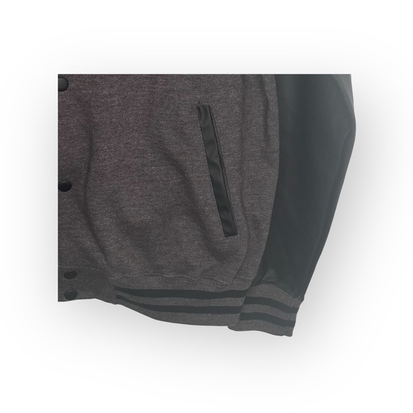 new Kinetix 𖤐 Lost Angeles Varsity Travel Jacket 𖤐 Vintage Black 𖤐 XL Kitson - Picture 6 of 16